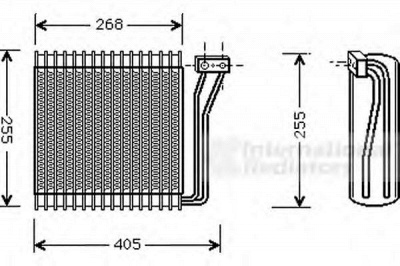 VAN WEZEL 0700v041 -  Испаритель, кондиционер
